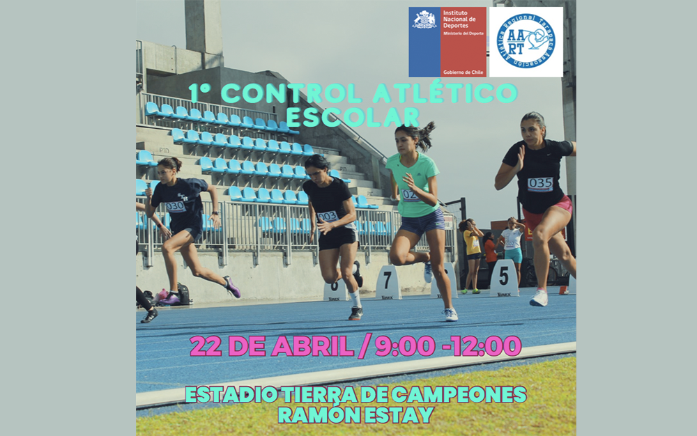 Inscríbete y participa en el Primer Control Atlético Escolar 2023 del IND