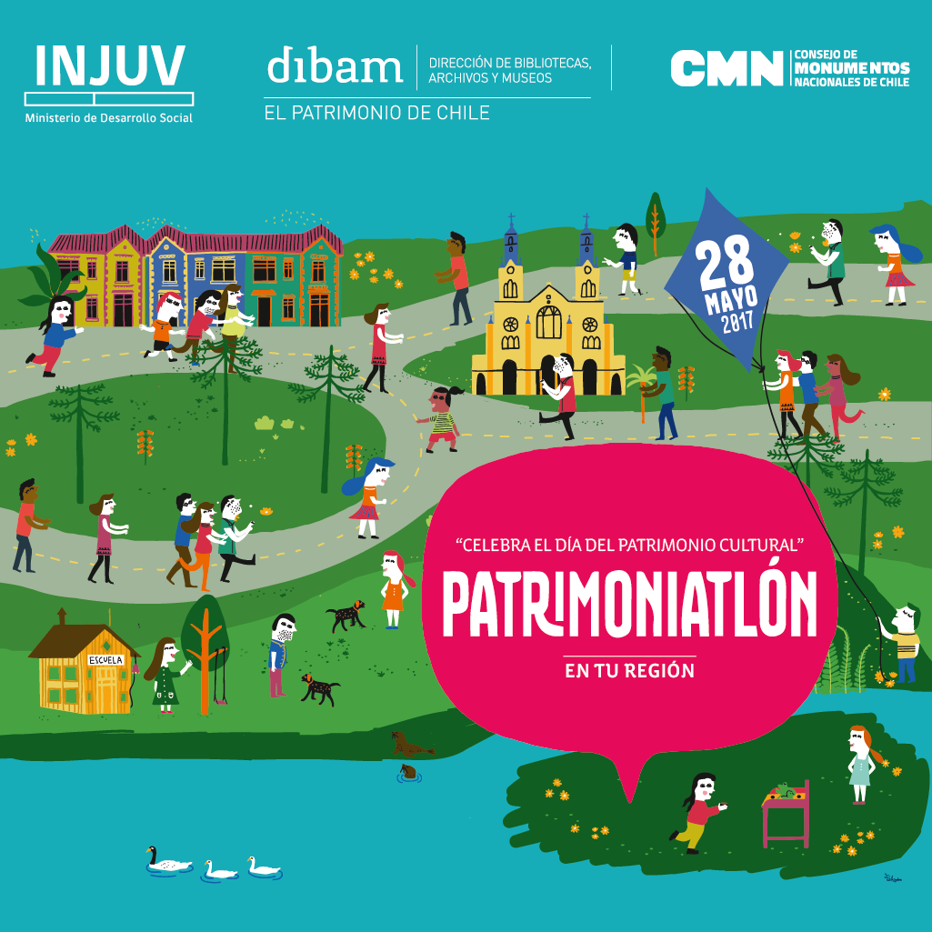 INJUV y CMN te invitan a ser parte de la #PatrimoniatlónXtodoChile