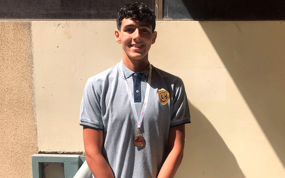 Nuestro Colegio Bajo Molle obtuvo medallas de oro y bronce en campeonato escolar de natación