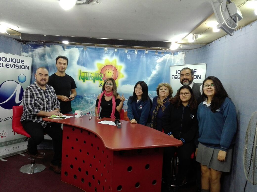 Estudiantes del club Explora visitan Iquique TV