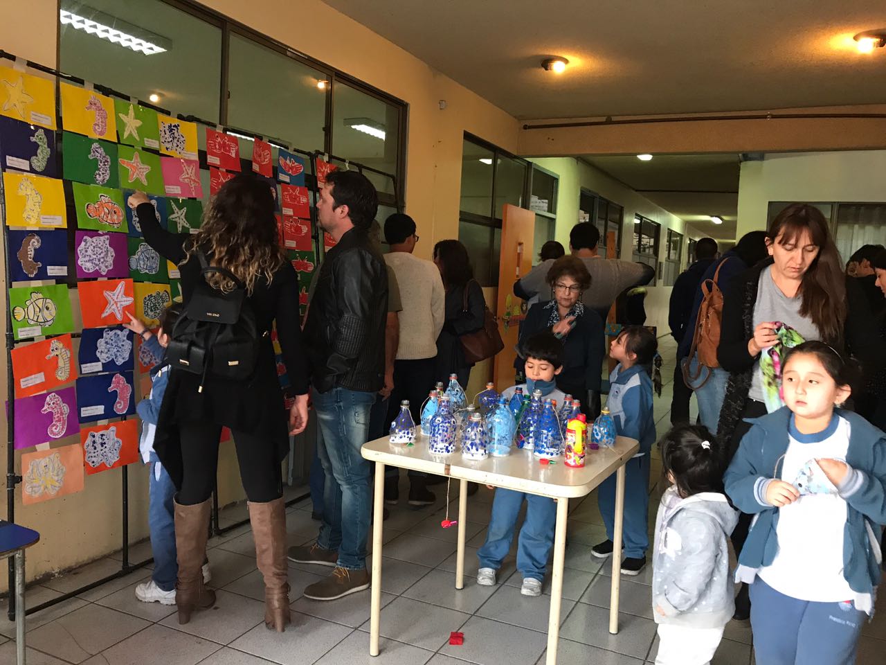 Kínder B finaliza con exposición el  “Mes del Mar”
