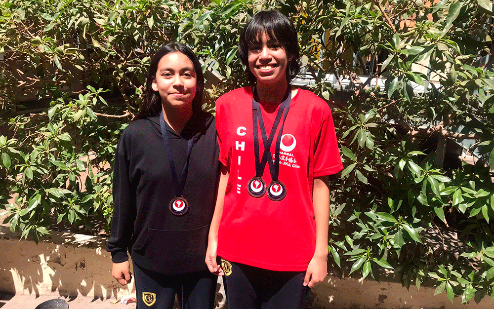 Alumnas de nuestro colegio obtuvieron medallas de bronce defendiendo a Chile en Panamericano de Karate