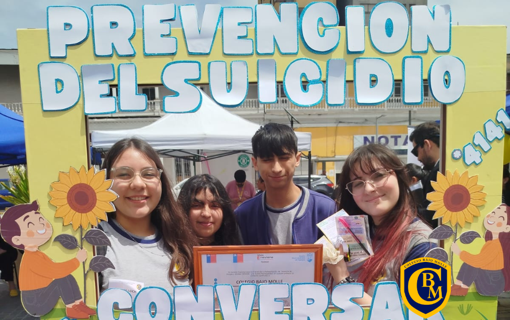 Estudiantes del Colegio Bajo Molle participaron en la “Caminata de la Esperanza”