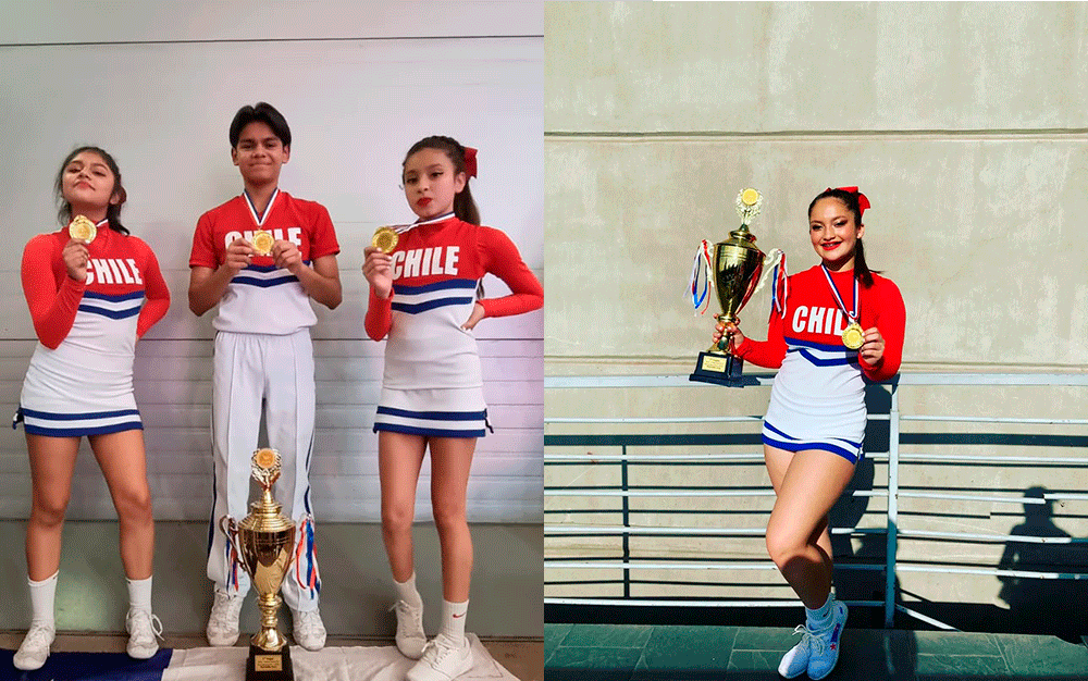 ¡Campeones! Nuestros estudiantes lograron medalla de oro con el Team Chile en Panamericano de Cheerleading