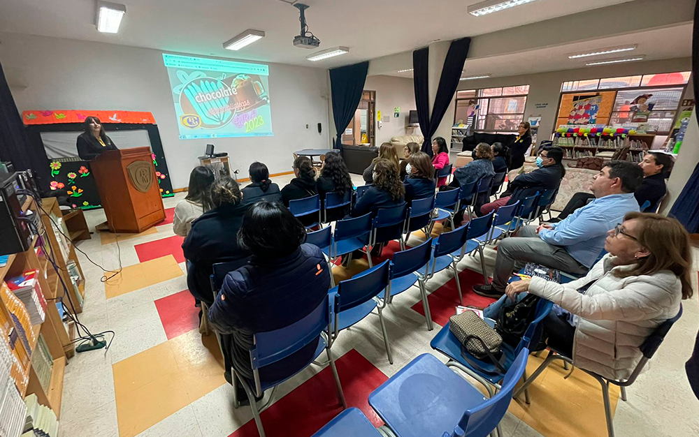 “Chocolate Inter Bibliotecas-CRA” en nuestro Colegio Bajo Molle