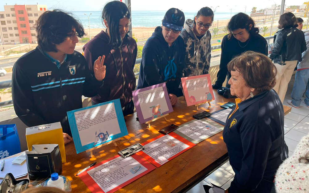 Feria de Ciencias de la Salud de nuestros alumnos y alumnas de IV° Medio