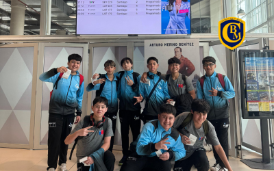 Delegación de Vóley viajó a Santiago para disputar las Finales Escolares Nacionales