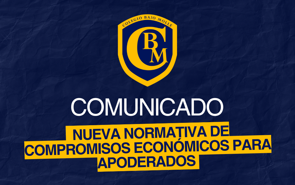 Colegio Bajo Molle informa sobre nueva normativa de compromisos económicos para apoderados
