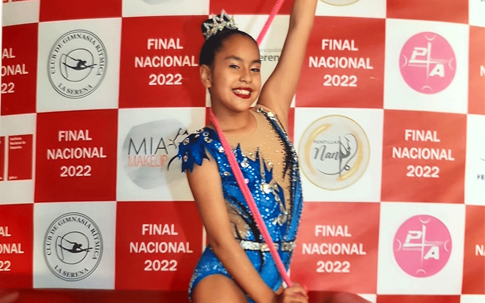 Alumna de nuestro colegio se coronó vicecampeona nacional de gimnasia rítmica