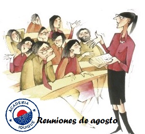 Reuniones de Apoderados  mes de Agosto con un sello particular