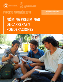 Oferta Preliminar de Carreras y Ponderaciones Proceso 2018