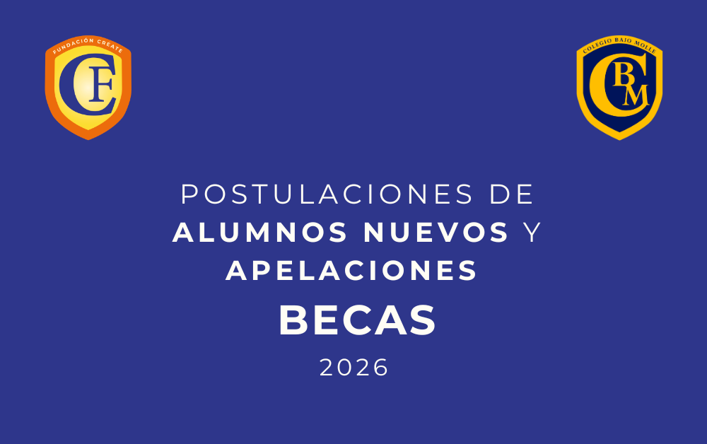 Colegio Bajo Molle abrió proceso de postulación para alumnos nuevos y apelación a becas 2026