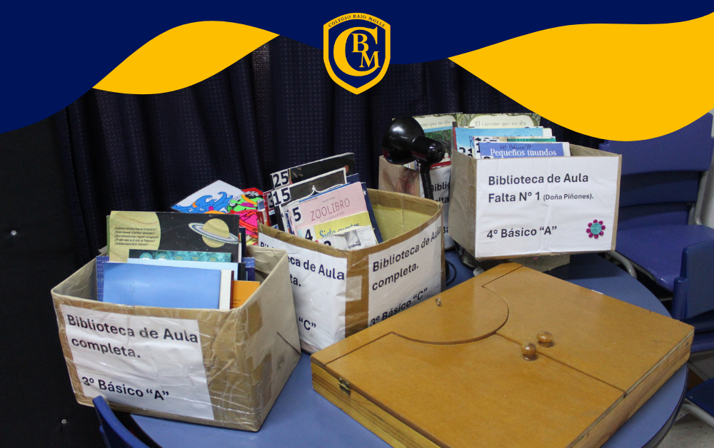Colegio Bajo Molle fortalece el hábito lector con entrega de bibliotecas de aula