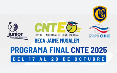 Alumnas y alumno del Colegio Bajo Molle compiten en el Nacional de Tenis Escolar 2025