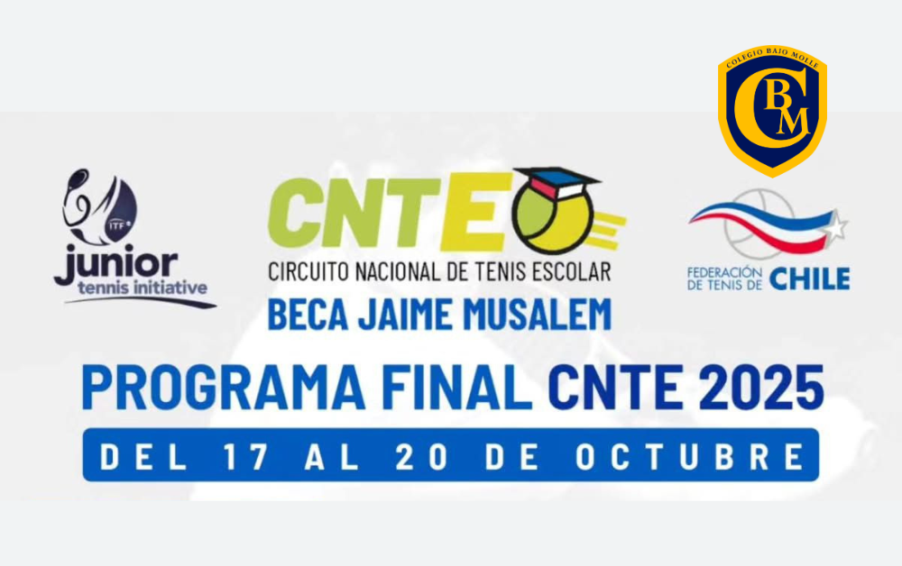 Alumnas y alumno del Colegio Bajo Molle compiten en el Nacional de Tenis Escolar 2025