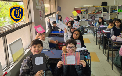 Alumnos de 4° básico escribieron cartas para su cápsula del tiempo en la asignatura de Lenguaje