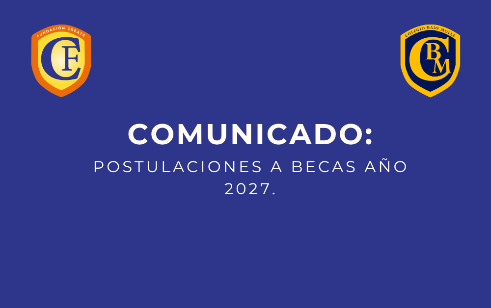 COMUNICADO: POSTULACIONES A BECAS AÑO 2027.