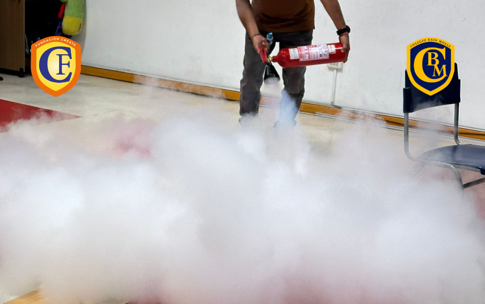 Colegio Bajo Molle culminó con éxito su segunda capacitación sobre uso de extintores