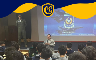 Estudiantes participan en primera charla vocacional 2026 junto a la Fuerza Aérea de Chile
