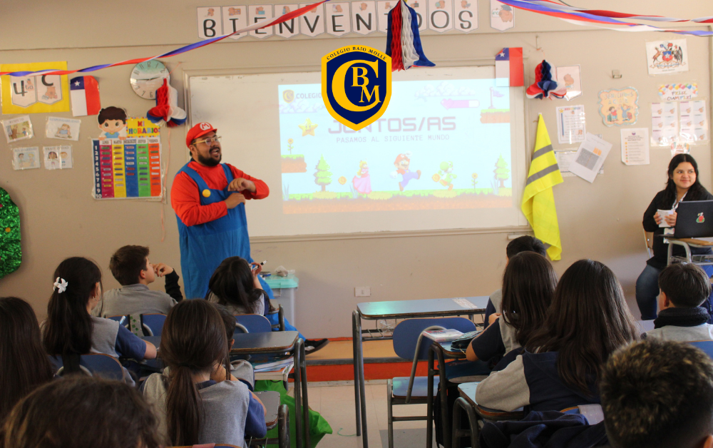 4° Básicos del Colegio Bajo Molle se preparan para su transición al Segundo Ciclo con la visita de Mario