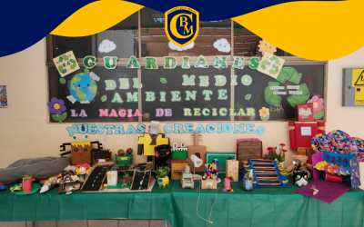 Kínder A y B presentan exposición del proyecto “Guardianes del Medio Ambiente: La Magia de Reciclar”