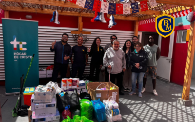 Colegio Bajo Molle entrega donaciones al Hogar de Cristo tras exitoso Desafío Solidario