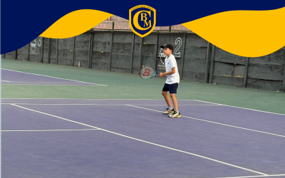 Vicente Zúñiga del 4° Básico C obtuvo el tercer lugar en el Circuito Nacional de Tenis Escolar